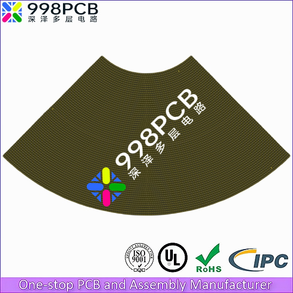 4层1阶LED异形屏PCB