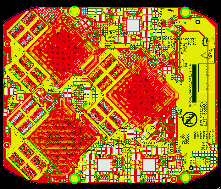 RK3588方案PCB打样成功案例介绍 2 RK3588方案PCB打样成功案例-设计图