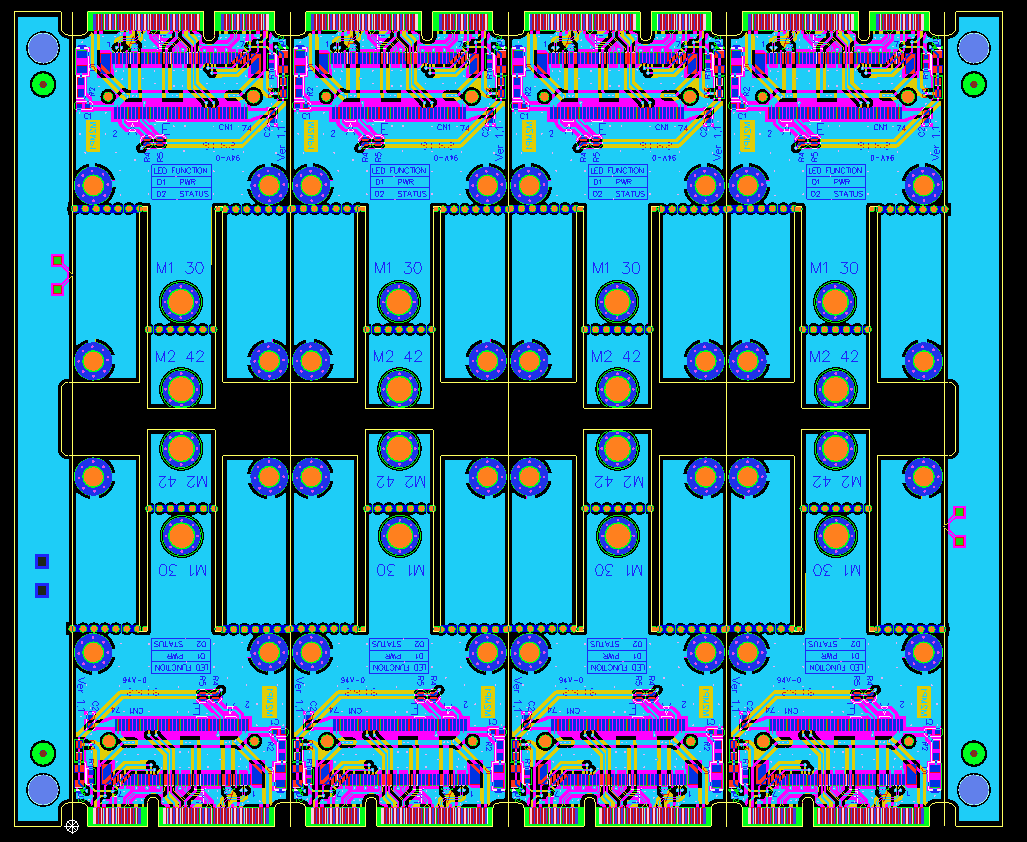 PCB为什么要拼板 1 PCB为什么要拼板-拼板图